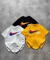 ÇİFT NK LOGO TSHİRT SARI