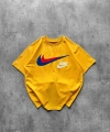 ÇİFT NK LOGO TSHİRT SARI