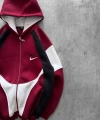 Double Logo Oversize Hırka Kırmızı