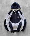 Double Logo Oversize Hırka Lacivert