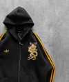 EJDERHA NAKIŞLI OVERSIZE HIRKA SİYAH