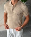 CASUAL TRİKO POLO YAKA BEJ