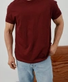 KOLLAR DAR KESİM BİSİKLET YAKA BORDO
