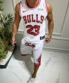 BULLS ŞORTLU TAKIM BEYAZ