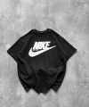 NK LOGO OVERSİZE TSHİRT SİYAH