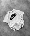 NK LOGO OVERSİZE TSHİRT BEYAZ