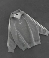 NKE FERMUARLI SWEATSHİRT GRİ