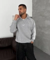 NKE FERMUARLI SWEATSHİRT GRİ