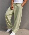 VİSKON KETEN BAGGY PANTOLON ADAÇAYI YEŞİLİ