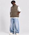 PUFFER YELEK KOYU KAHVE