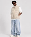PUFFER YELEK KREM
