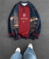 ŞEHİR BASKILI BARCA SWEATSHİRT