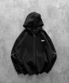 SIRT BASKILI OVERSIZE FERMUARLI HIRKA SIYAH