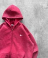 YIKAMA EFEKTLI OVERSIZE FERMUARLI HIRKA BORDO