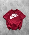 NK LOGO OVERSİZE TSHİRT KIRMIZI