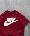 NK LOGO OVERSİZE TSHİRT KIRMIZI
