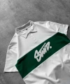 STW POLO YAKA ORTA ŞERİT TSHİRT BEYAZ