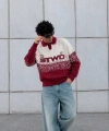 STW POLO YAKA SWEAT BEYAZ KIRMIZI