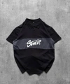 STW POLO YAKA ORTA ŞERİT TSHİRT SİYAH