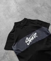 STW POLO YAKA ORTA ŞERİT TSHİRT SİYAH