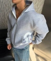SUPREME OVERSİZE HIRKA GRİ