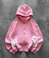 SUPREME OVERSİZE HIRKA PEMBE