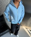 BEBE MAVİSİ SUPREME OVERSİZE HIRKA BEBE MAVİSİ