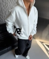 SUPREME OVERSİZE HIRKA BEYAZ