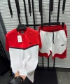TECH FLEECE ŞORTLU TAKIM KIRMIZI BEYAZ
