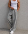VİSKON KETEN BAGGY PANTOLON GRİ