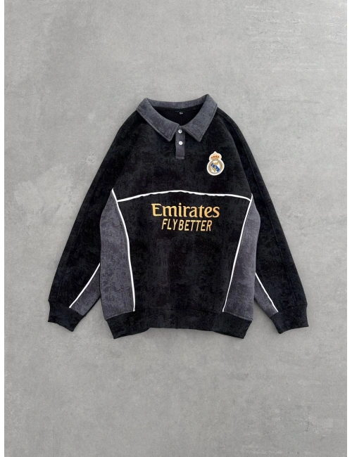 RealM Yıkamalı Oversize Sweatshirt