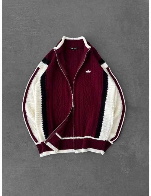 ADDS Örme Ceket Bordo