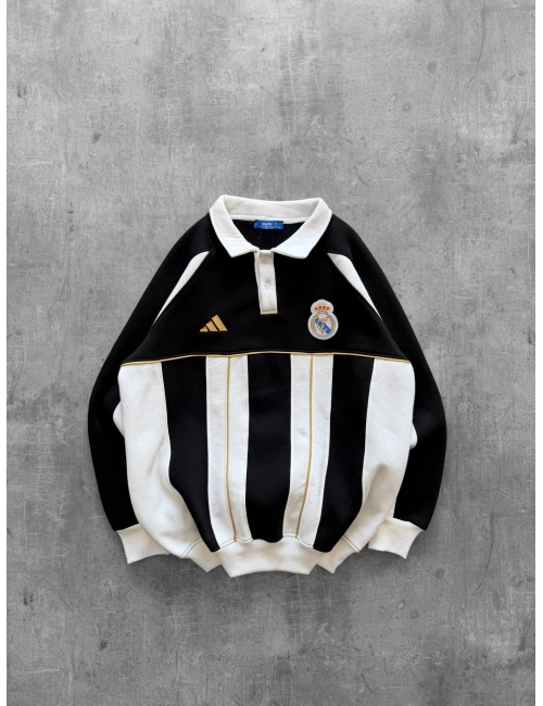 MADRİD OVERSİZE POLO SWEATSHİRT SİYAH