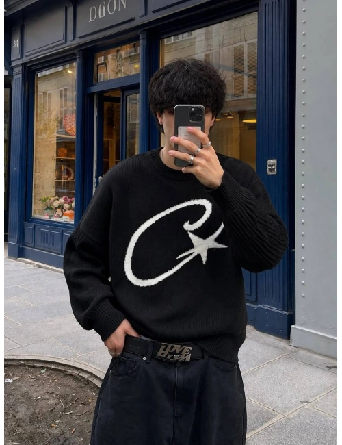 AY YILDIZ SWEAT SİYAH