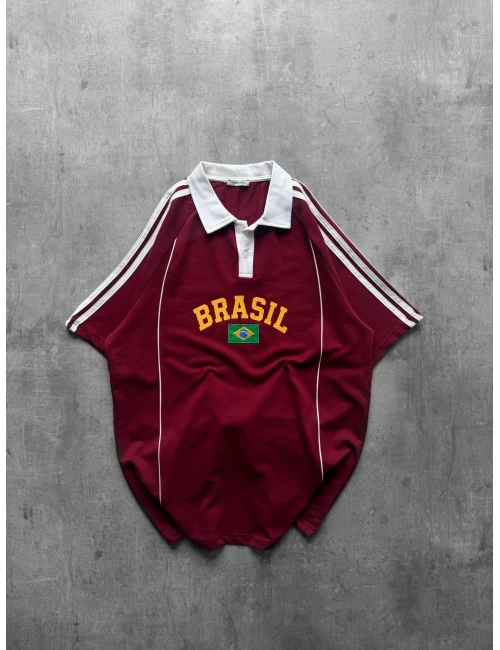 BREZILYA OVERSIZE TSHIRT KIRMIZI