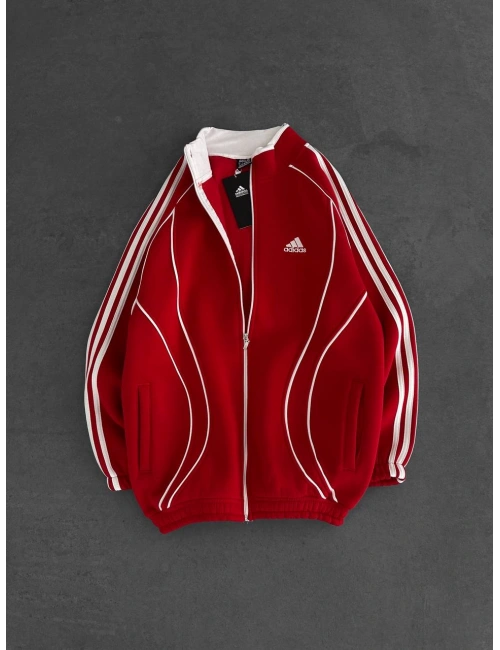 ADDS OVERSİZE HIRKA KIRMIZI