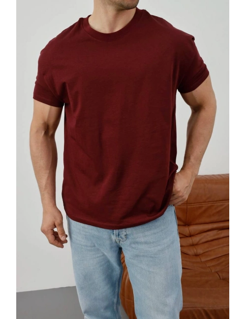 KOLLAR DAR KESİM BİSİKLET YAKA BORDO