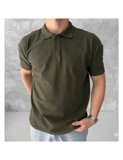 KOLLAR DAR KESİM POLO YAKA HAKİ