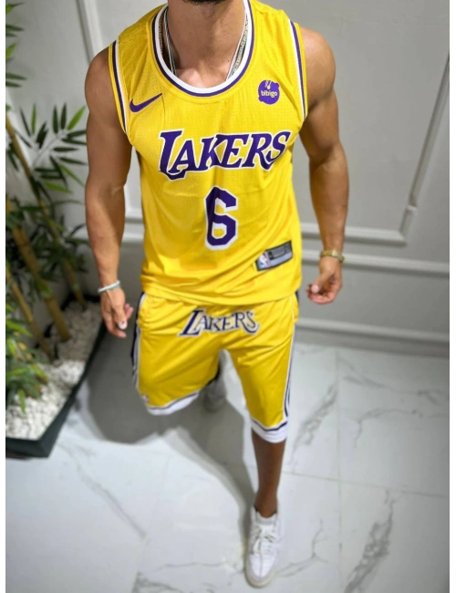 LAKERS ŞORTLU TAKIM SARI
