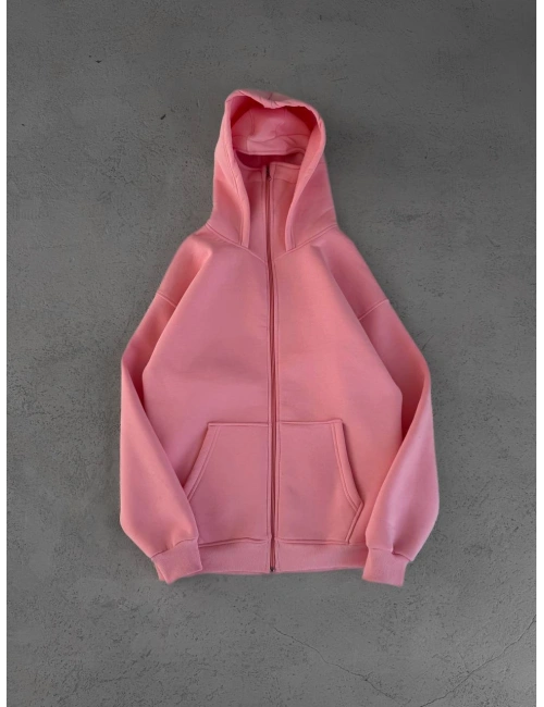 MASKELİ HIRKA PEMBE