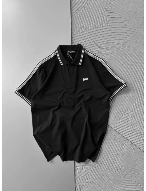 STW POLO YAKA TSHİRT SİYAH