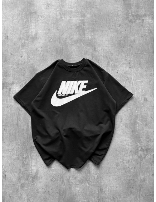 NK LOGO OVERSİZE TSHİRT SİYAH