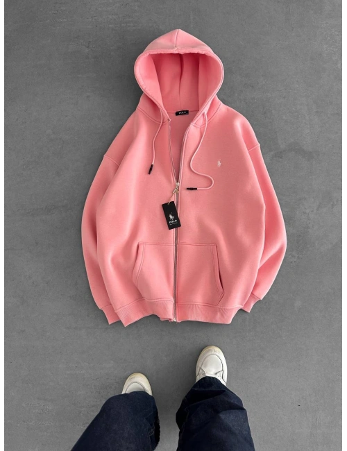 Plo Oversize Hırka Pembe