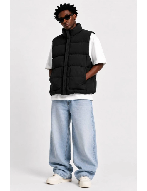 PUFFER YELEK SİYAH