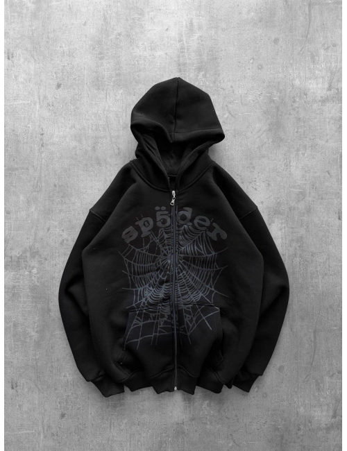 Spider Oversize Hırka Siyah