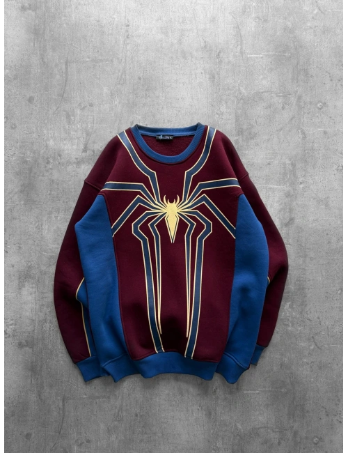 Spider Sweatshirt Bordo