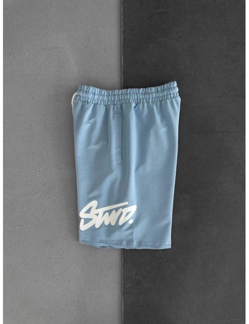 STW BÜYÜK LOGO ŞORT BEBE MAVİSİ