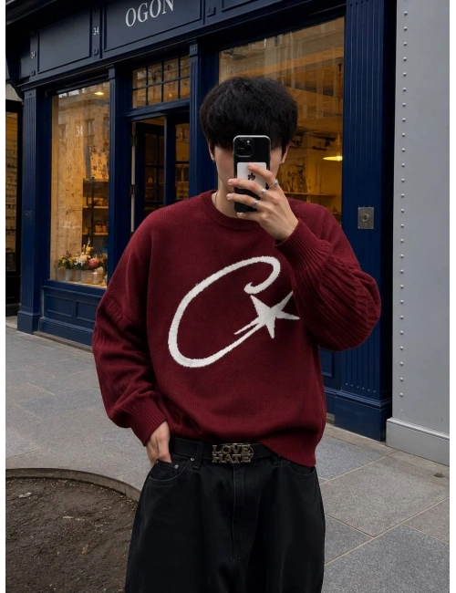 AY YILDIZ SWEAT KIRMIZI