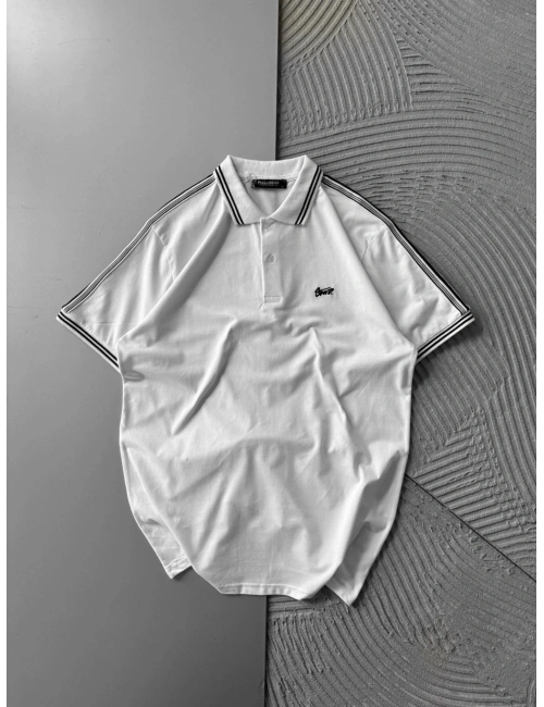 STW POLO YAKA TSHİRT BEYAZ