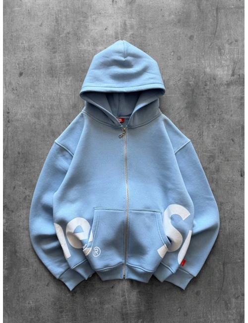 BEBE MAVİSİ SUPREME OVERSİZE HIRKA BEBE MAVİSİ